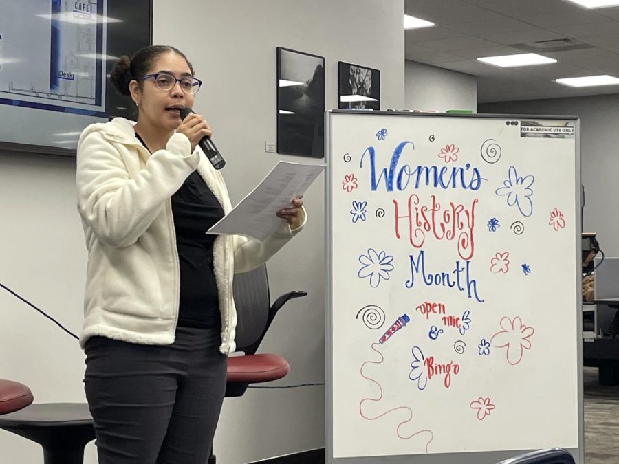 CF honors Women’s History Month through open mic poetry