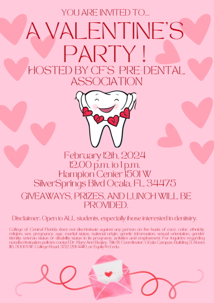 CF Pre-Dental Association’s Valentines Party