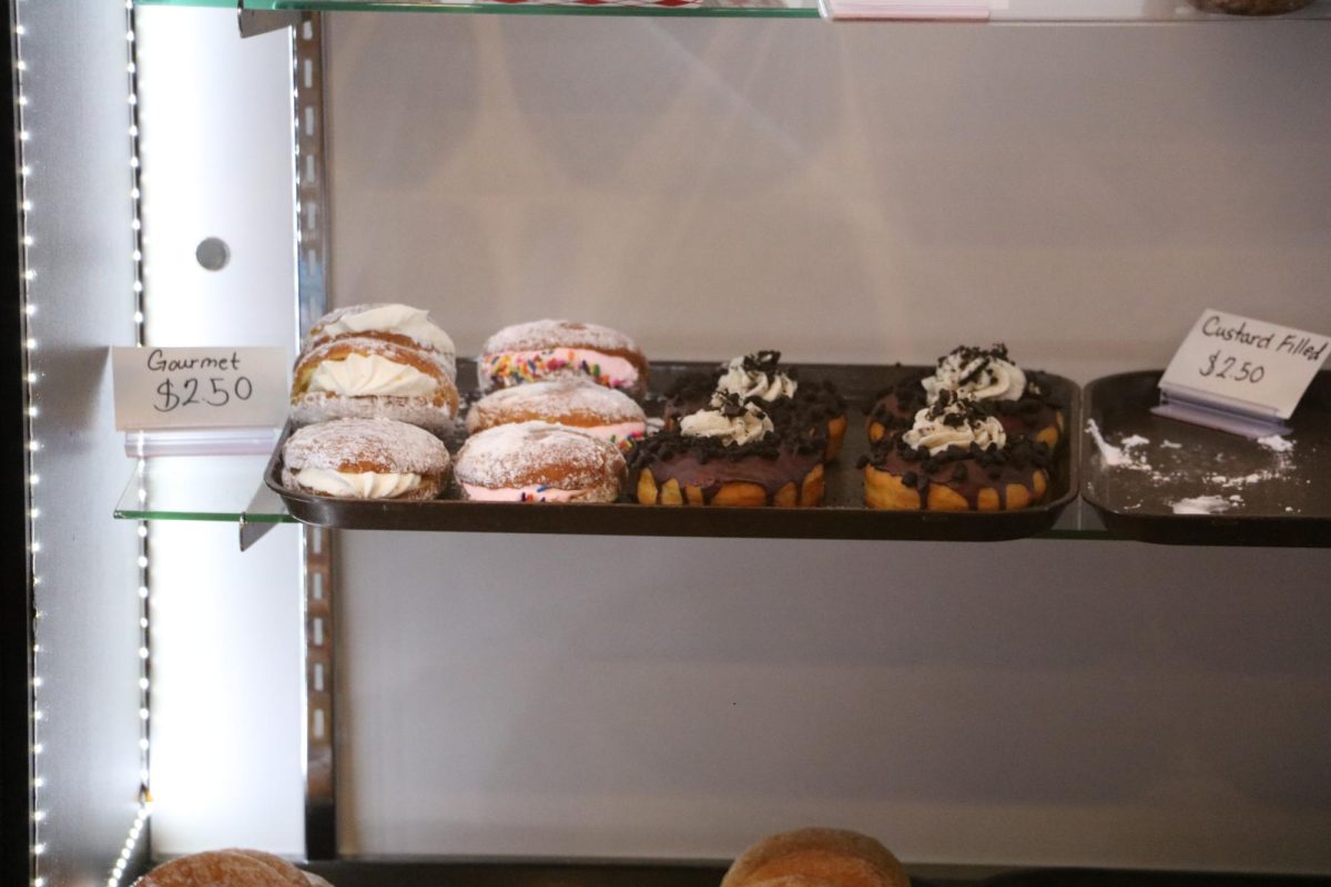 Special "gourmet" donuts designed by Sugar Moon Kingdom owners, Juan and Yannavi Agosto. The first donuts to sell out during the morning rush line at 7 a.m.