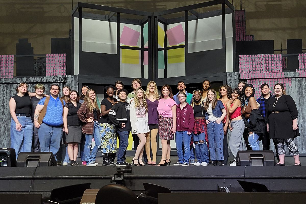 The cast and crew of 'Mean Girls' at the College of Central Florida. 
