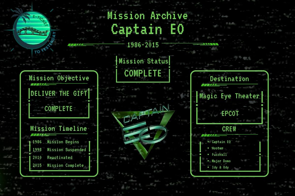 E-Ticket to Yesterday: Captain EO